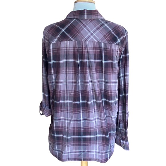Carhartt Fairview Plaid Roll Tab Convertible Sleeve Western Fall Shirt-XL - Picture 11 of 15